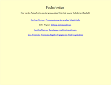 Tablet Screenshot of facharbeiten.peterholland.de